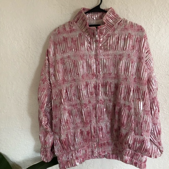 Pink vintage bomber jacket - Picture 1 of 3